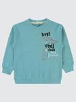 Civil Boys Timsah Baskılı 2-5 Yaş Sweatshirt - Mavi2-3 Yaş