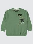 Civil Boys Timsah Baskılı 2-5 Yaş Sweatshirt - Yeşil3-4 Yaş