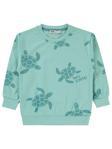 Civil Boys Kaplumbağa Baskılı 2-5 Yaş Sweatshirt - Mavi4-5 Yaş