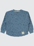 Civil Boys Ay Desenli 2-5 Yaş Sweatshirt - Mavi2-3 Yaş