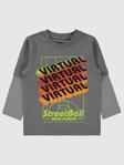 Civil Boys Streetball Baskılı 2-5 Yaş Sweatshirt - Gri2-3 Yaş