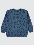 Civil Boys Empirme Karışık Desnli Basic 2-5 Yaş Sweatshirt - Mavi2-3 Yaş