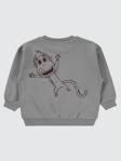 Civil Boys Kukuli Baskılı 2-5 Yaş Sweatshirt - Gri2-3 Yaş