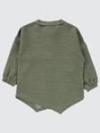Civil Boys Sahte Patlı Kolu Lastikli 2-5 Yaş Sweatshirt - Haki2-3 Yaş
