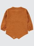 Civil Boys Sahte Patlı Kolu Lastikli 2-5 Yaş Sweatshirt - Turuncu2-3 Yaş