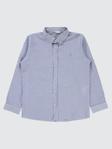Civil Boys Çizgili Yelken Nakışlı 10-13 Yaş Gömlek - Mavi13-14 Yaş