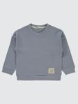Civil Boys Beli Üçgen Armalı 2-5 Yaş Sweatshirt - Mavi2-3 Yaş