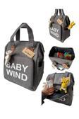 Tiny Wood Baby Wind Anne Bebek Bakım Çantası | Termoslu, Çok Gözlü, Sıvı Geçirmez Sırt Ve El Çantası