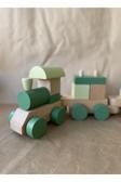Tiny Wood Ahşap Bloklu Eğitici Bul-Tak Tren Oyuncak Seti