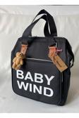 Tiny Wood Baby Wind Anne Bebek Bakım Çantası | Termoslu, Çok Gözlü, Sıvı Geçirmez Sırt Ve El Çantası