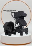 Tommybaby Handy Black New Travel Seyahat Sistem Bebek Arabası