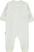 Civil Baby Organik Pamuklu Fermuarlı 0-6 Ay Tulum - Ekru6-9 Ay