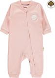 Civil Baby Organik Pamuklu Fermuarlı 0-6 Ay Tulum - Pembe0-1 Ay