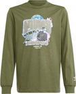 adidas Longsleeve Çocuk Günlük Tişört IR9772 Haki