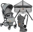 Tommybaby İnci 3 Lü Set Kabin Bebek Arabası Katlanır Beşik Kanguru