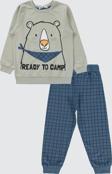 Civil Boys Ready To Camp Baskılı 2-5 Yaş Eşofman Takımı - Mavi5-6 Yaş