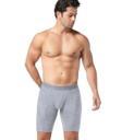 Gümüş Erkek Likralı Uzun Boxer 4074