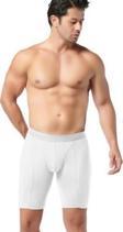 Gümüş Erkek Likralı Uzun Boxer 4074