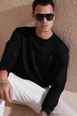 Buratti Regular Fit Bisiklet Yaka Uzun Kollu Erkek Sweat 5901066 SİYAH