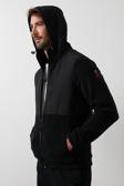 Buratti Kapüşonlu Dik Yaka Şardonlu Slim Fit Erkek Sweat 5655268 SİYAH-SİYAH