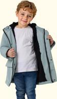 Spor Erkek Spor Çocuk Kürklü Su Ve Rüzgar Geçirmez Kapüşonlu 3 Cep Mont & Kaban & Parka