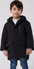 Erkek Çocuk Kürklü Su Ve Rüzgar Geçirmez Kapüşonlu 3 Kışlık Mont & Kaban & Parka