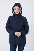 Spor Kadın Kürklü Su Ve Rüzgar Geçirmez Kapüşonlu Mont & Kaban & Parka