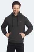 Slazenger KICKSON Erkek Kapüşonlu Cepli Antrasit Sweatshirt