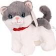 Berattoys 25 Cm Peluş Kedi Sesli Kedi Peluş Oyuncak Uyku Arkadaşı Hediyelik Miyavlayan Peluş Kedi