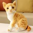 Berattoys 35 Cm Sesli Peluş Kedi Miyavlayan Oyuncak Kedi Hediyelik Peluş Oyuncak
