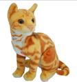 Berattoys 30 Cm Sesli Peluş Kedi Miyavlayan Kedi Peluş Oyuncak Kedi Hediyelik Peluş Uyku Arkadaşı
