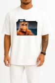 Oversize Alf Tv Series Yabancı Dizi Göğüs Tasarımlı Unisex T-Shirt