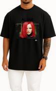 Oversize Alias Series And Season Folder İcons, Alias Göğüs Tasarımlı Unisex T-Shirt