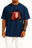 Oversize Alias Series And Season Folder İcons, Alias Göğüs Tasarımlı Unisex T-Shirt