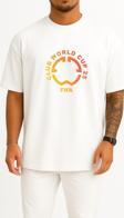 Oversize 2025 Club World Cup Dünya Kupası Göğüs Tasarımlı Unisex T-Shirt