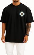Oversize F518 Tcg İçel Deniz Kuvvetleri Cep ve Sırt Tasarımlı Unisex T-Shirt