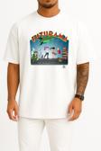 Oversize Futurama Series And Season Folder İcons, Futurama Göğüs Tasarımlı Unisex T-Shirt