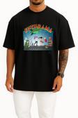 Oversize Futurama Series And Season Folder İcons, Futurama Göğüs Tasarımlı Unisex T-Shirt