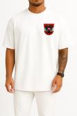 Oversize Avusturya Milli Futbol Takımı Dünya Kupası Cep Tasarımlı Unisex T-Shirt