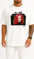 Oversize Alias Series And Season Folder İcons, Alias Göğüs Tasarımlı Unisex T-Shirt