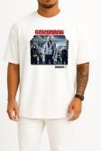 Oversize Gomorrah Series And Season Folder İcons, Gomorrah Göğüs Tasarımlı Unisex T-Shirt