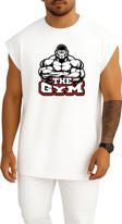 Oversize The Gym Göğüs ve Sırt Tasarımlı Atlet