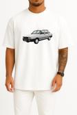 Oversize Renault 12 - Toros Göğüs Tasarımlı Unisex T-Shirt