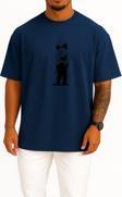 Oversize Brighton Graffiti Street Art Artist Lgbt Göğüs Tasarımlı Unisex T-Shirt