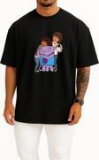 Oversize Home Adventures With Tip Oh Lucy Göğüs Tasarımlı Unisex T-Shirt