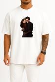 Oversize Kristen Stewart The Twilight Saga Göğüs Tasarımlı Unisex T-Shirt