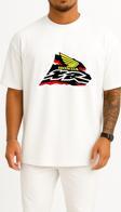Oversize Honda Crf450r Honda Xr Series Honda Xr600 Honda Göğüs Tasarımlı Unisex T-Shirt