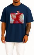 Oversize Colony Series And Season Folder İcons, Colony Göğüs Tasarımlı Unisex T-Shirt