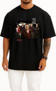 Oversize Criminal Minds Series And Season Folder İcons, Criminal Minds Göğüs Tasarımlı Unisex T-Shirt