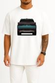 Oversize Togg T10x Arka Stop Görsel Göğüs Tasarımlı Unisex T-Shirt